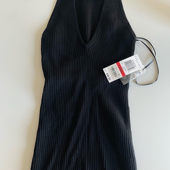 NEW WITH TAGS INC Black Knit Tank - Picture 2 of 3